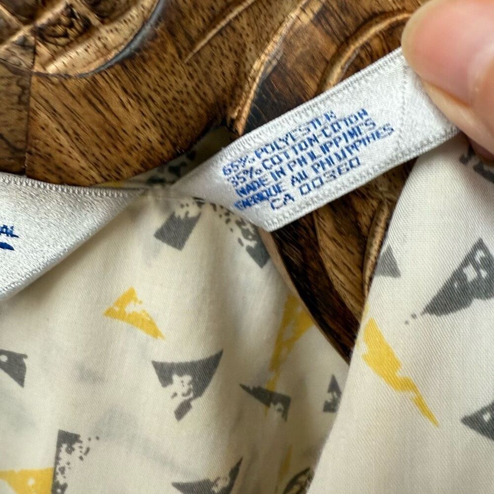 Vintage 70s Club International by Tip Top Short Sleeve Cabana Shirt MCM Triangle - Picture 6 of 6